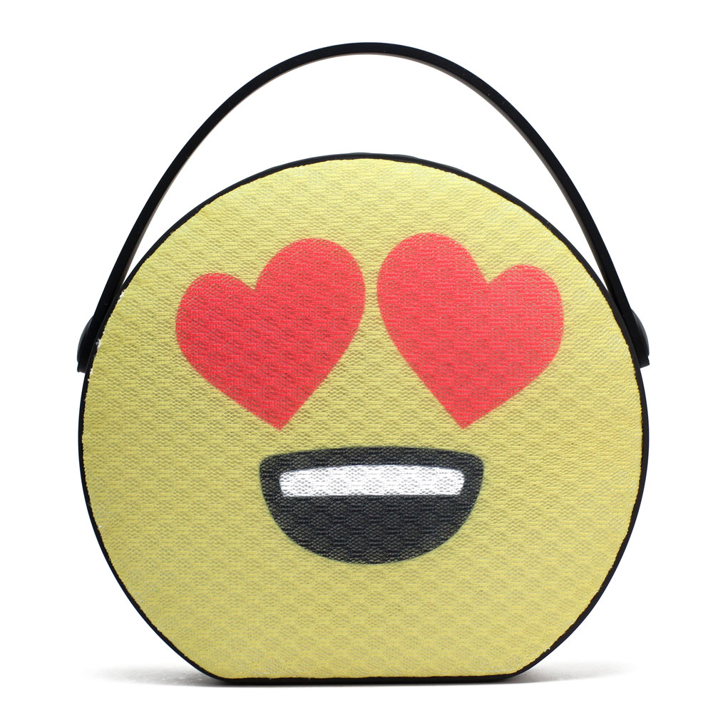 SUNGLASSES Emoji Portable Bluetooth Wireless Speaker MY551BT (Heart Eyes)